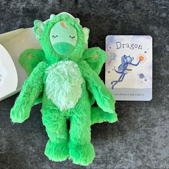 NWT Slumberkins Magic Mint Dragon Kin - Picture 5 of 8